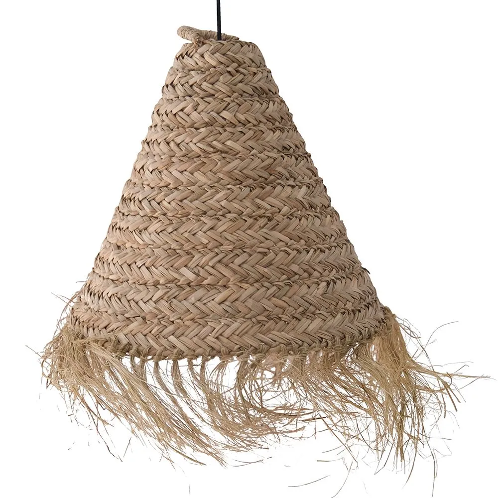 Lámpara de Techo de Esparto - Lámpara Colgante Diseño Boho Bali - Pitse image 8