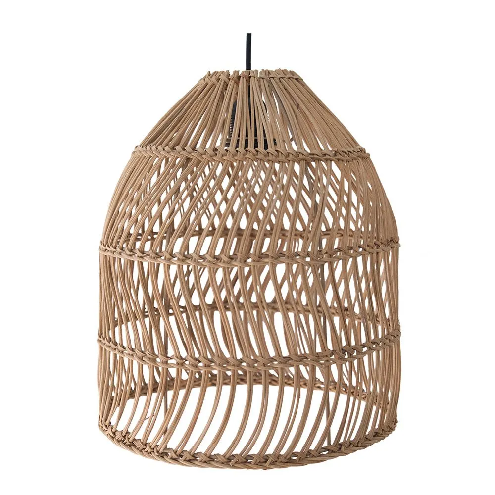 Lámpara de Techo de Ratán - Lámpara Colgante Diseño Boho Bali - Dina image 8