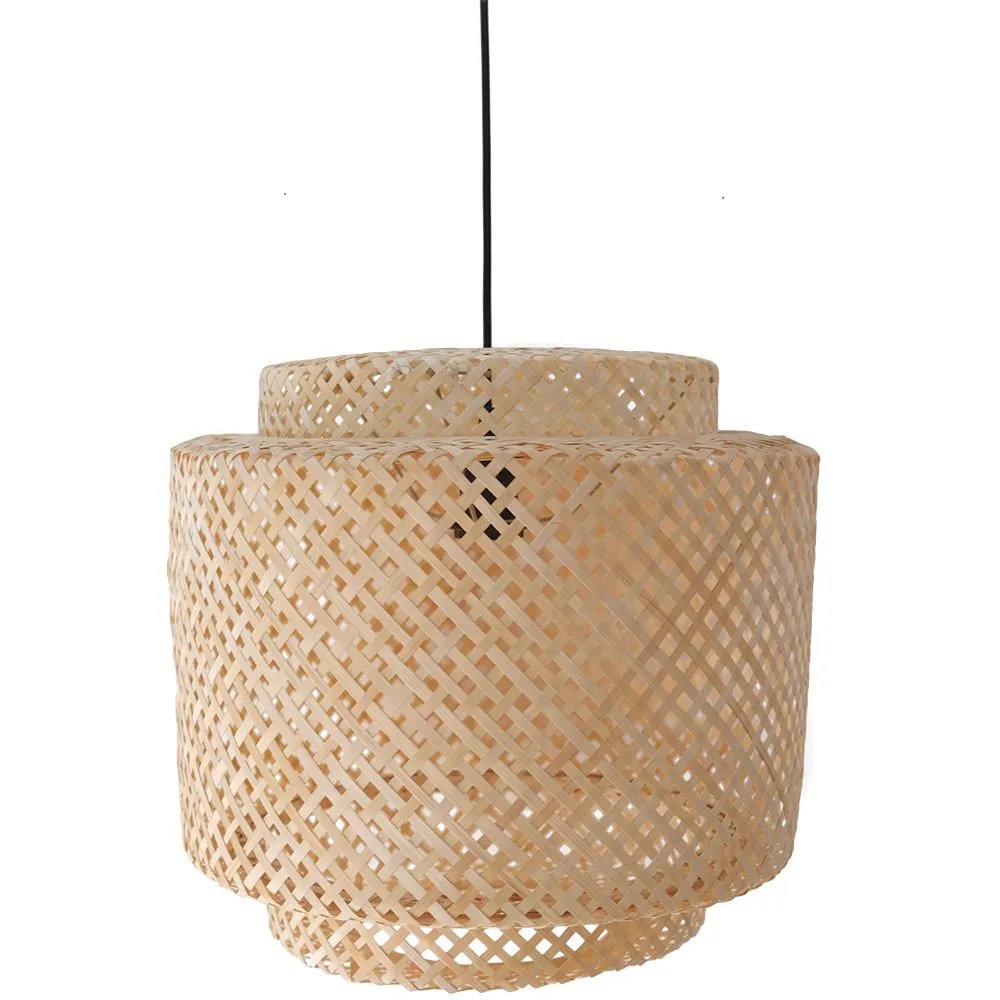 Lámpara de Techo de  Bambú - Lámpara Colgante Diseño Boho Bali- Hya image 8