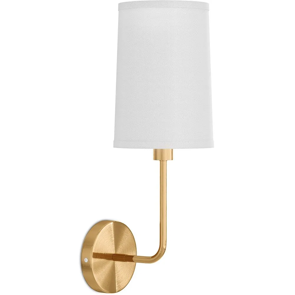 Lámpara Aplique de Pared - Dorado con Pantalla de Tela - Miu image 8