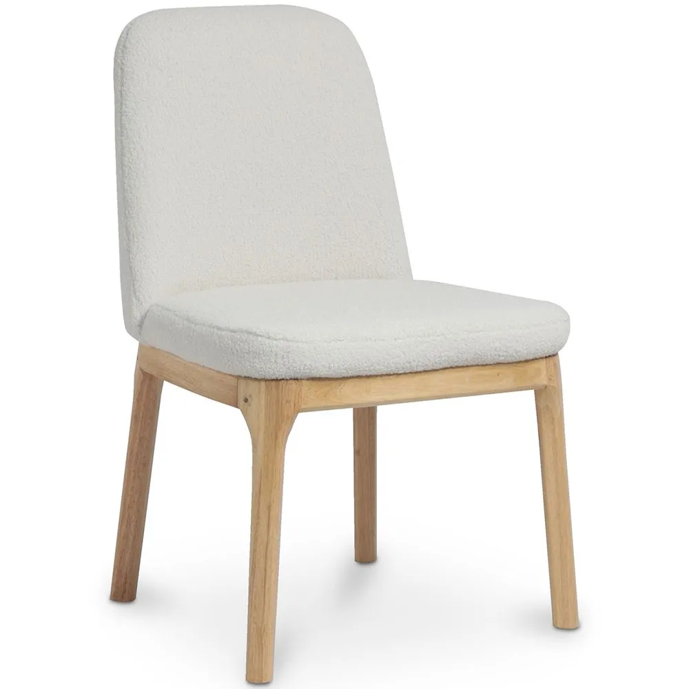 Silla de Comedor Tapizada - Bouclé Blanco - Biscayne image 8