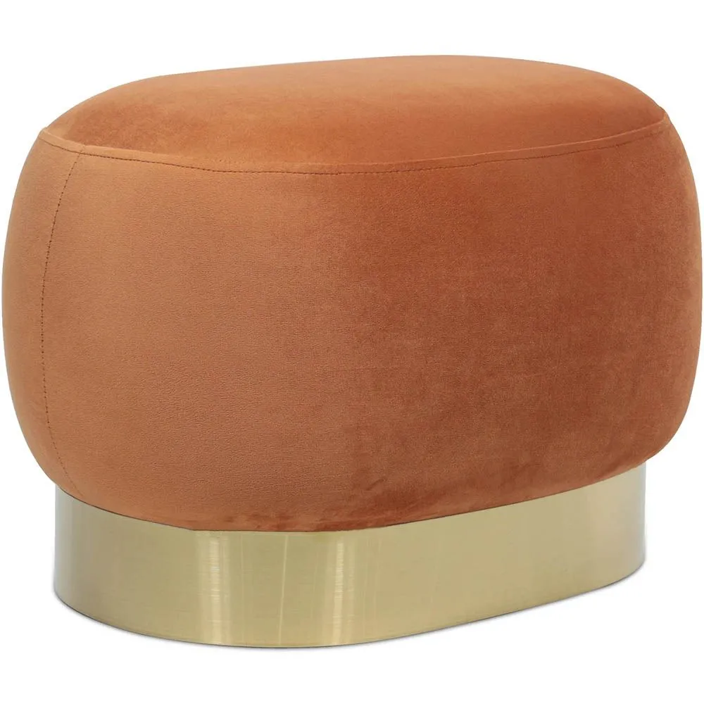 Puff Banco de Tocador - Terciopelo y Metal - Luxe image 8