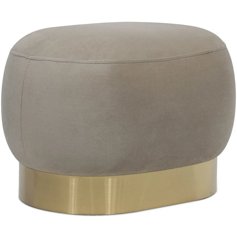 Puff Banco de Tocador - Terciopelo y Metal - Luxe image 8