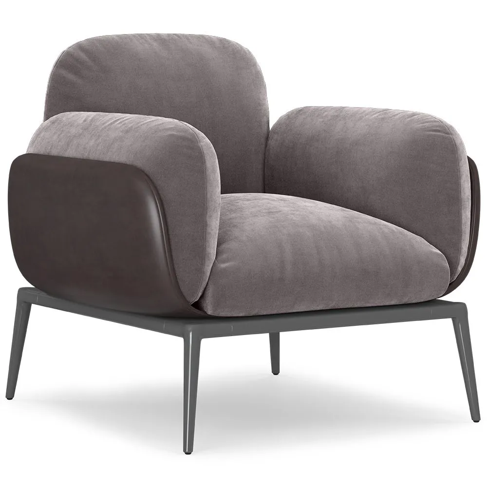 Sillón Tapizado en Terciopelo - Butaca - June image 8