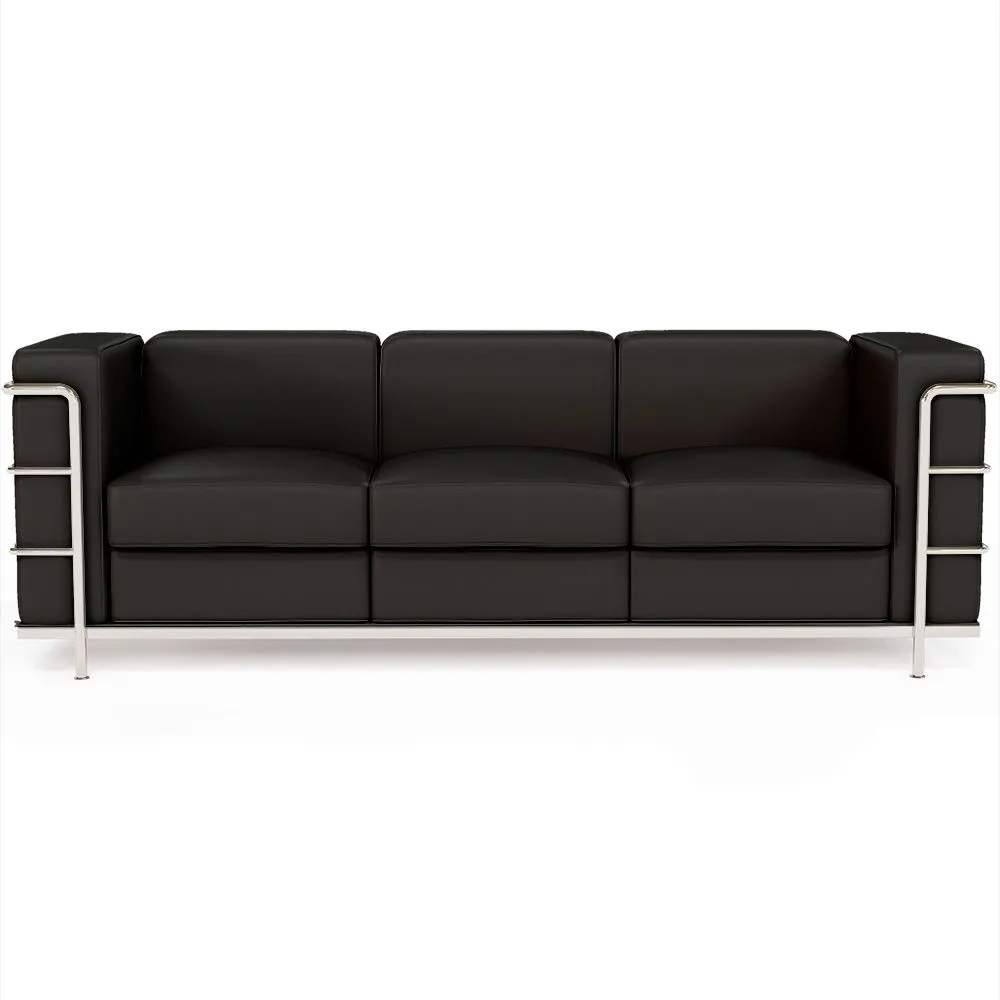 Sofa de 3 Plazas - Tapizado en Cuero Vegano - Lecur image 8