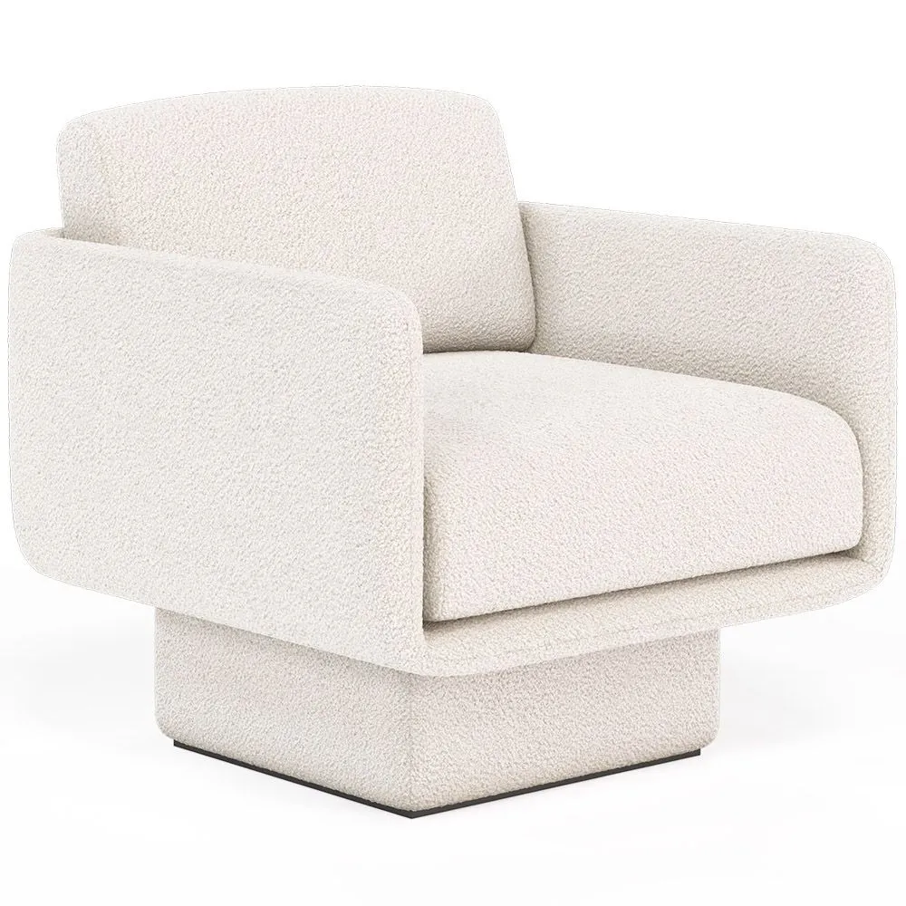Sillón Tapizado en Tela Bouclé - Butaca - Jackson image 8