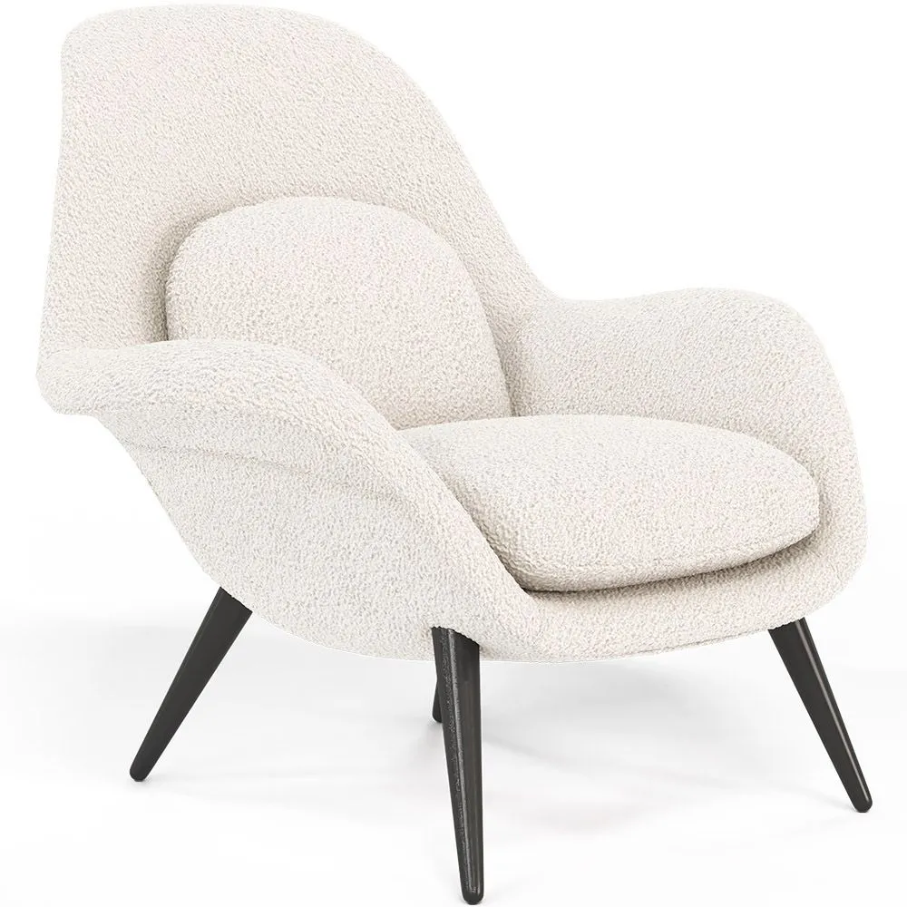 Sillón Tapizado en Tela Bouclé - Butaca - Uyere image 8