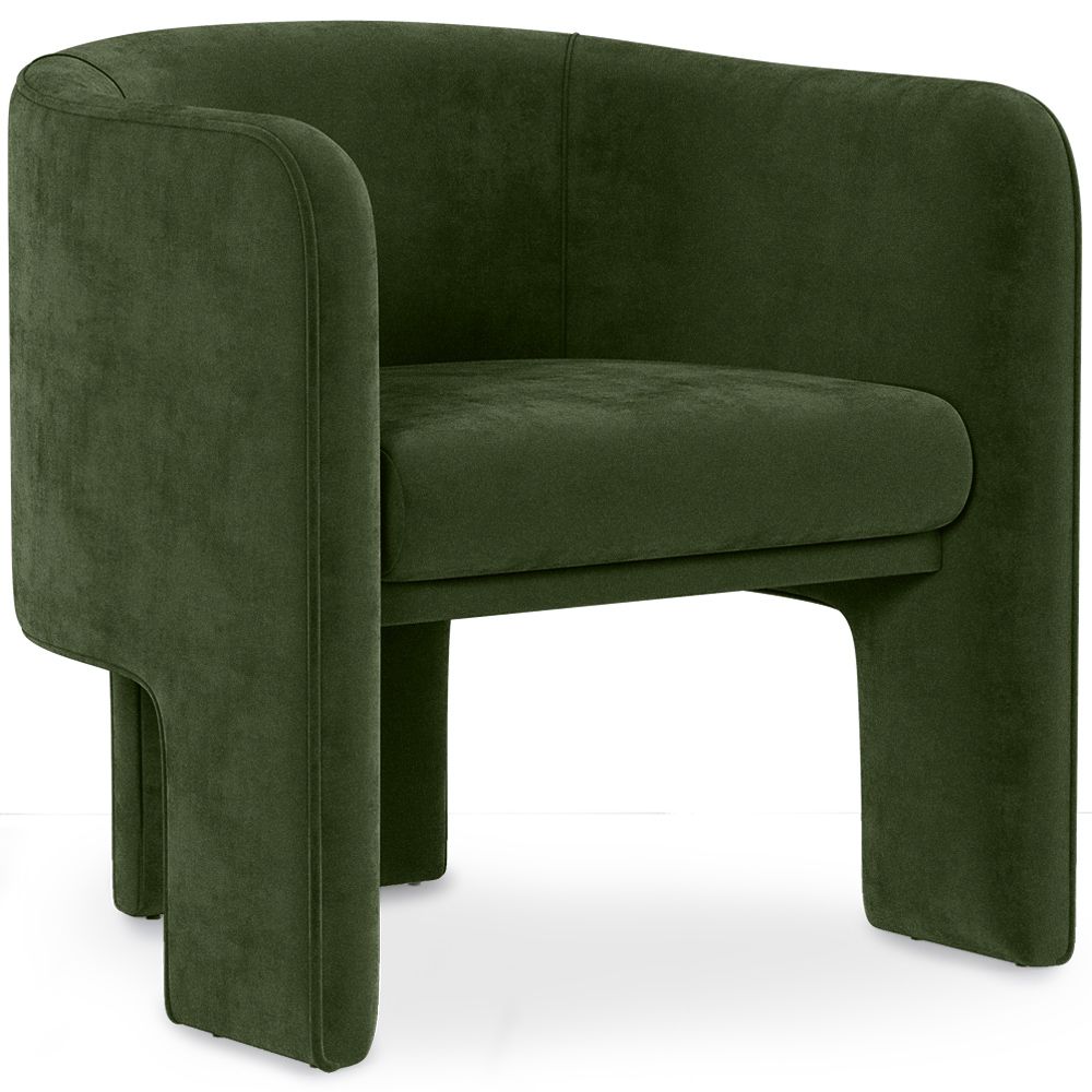 Sillón Tapizado en Terciopelo - Butaca - Callum image 8