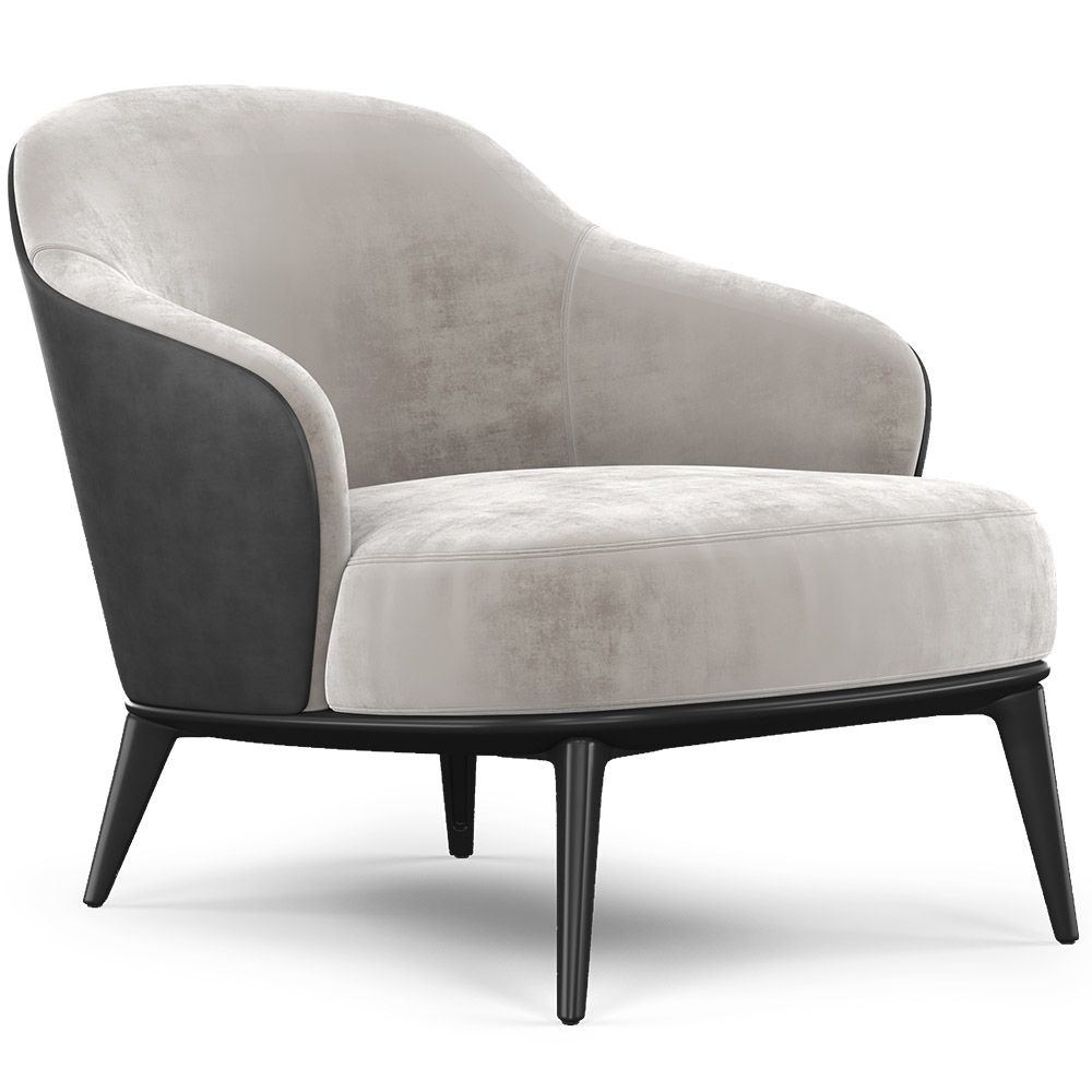 Sillón Tapizado en Terciopelo - Butaca - Luc image 8
