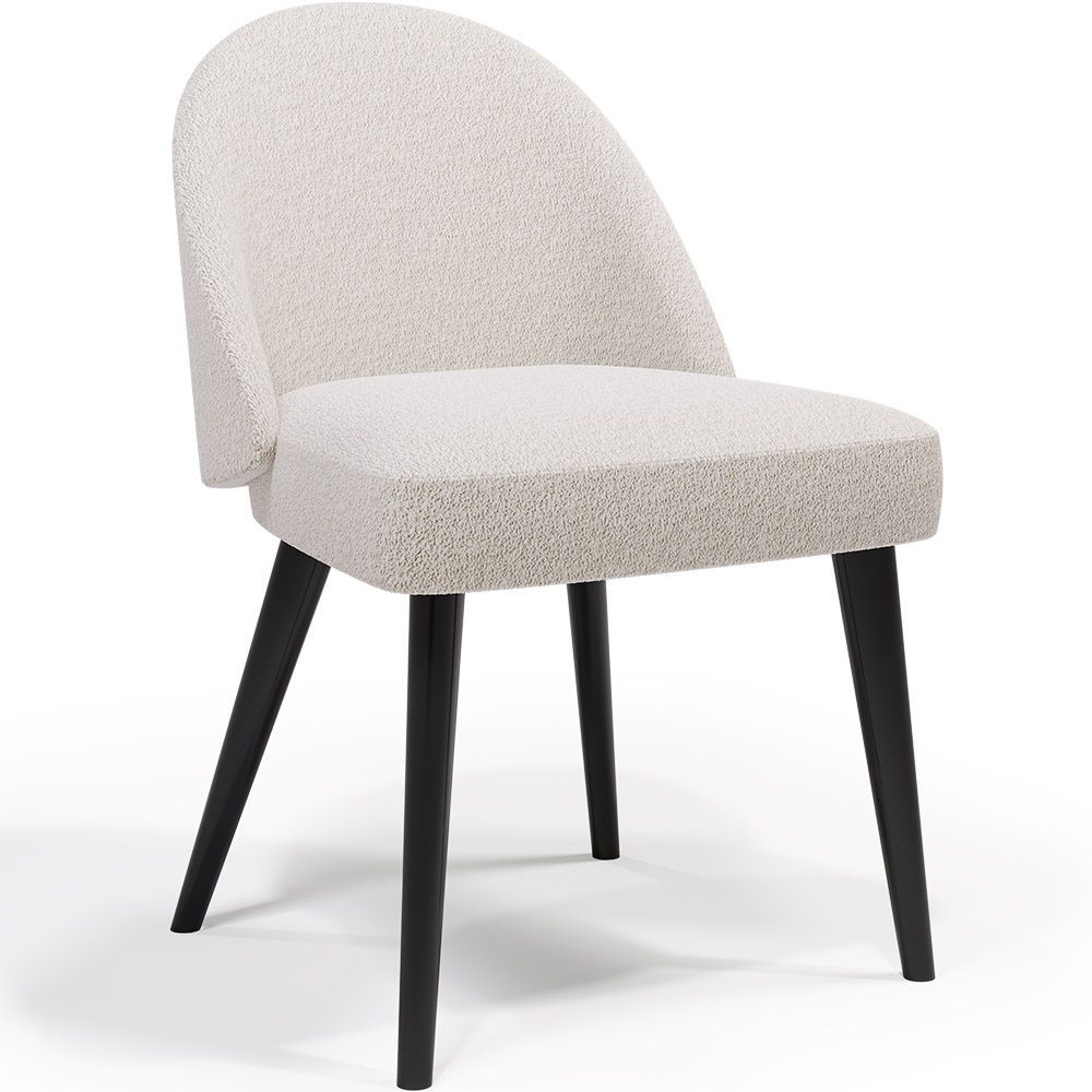 Silla de Comedor - Tapizada en Tela Bouclé - Grata image 8