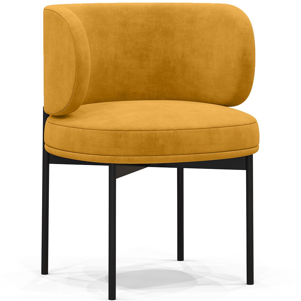 Silla de Comedor - Tapizada en Terciopelo - Loraine image 8