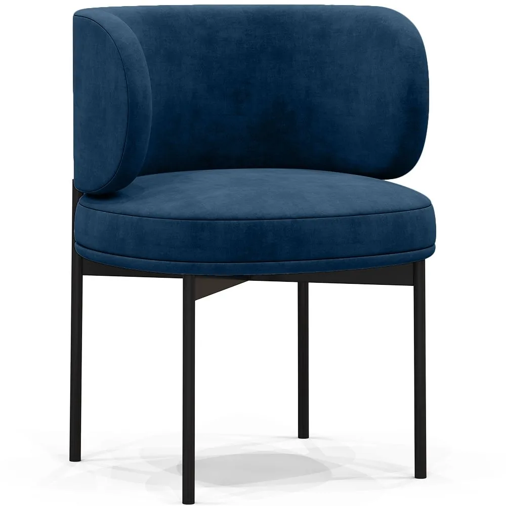 Silla de Comedor - Tapizada en Terciopelo - Loraine image 8