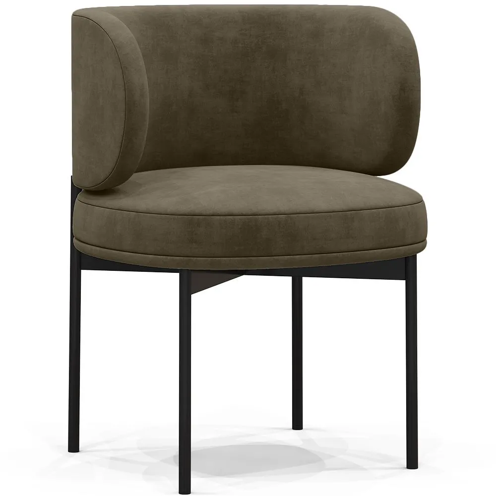Silla de Comedor - Tapizada en Terciopelo - Loraine image 8