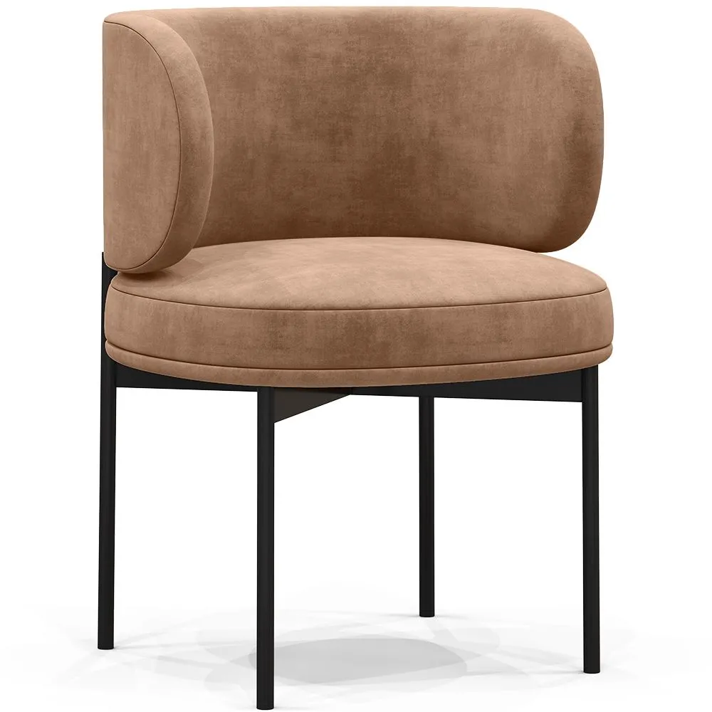 Silla de Comedor - Tapizada en Terciopelo - Loraine image 8