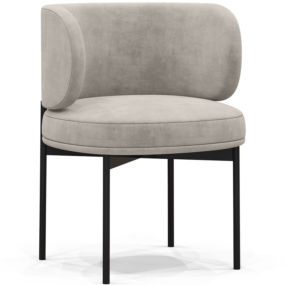 Silla de Comedor - Tapizada en Terciopelo - Loraine image 8