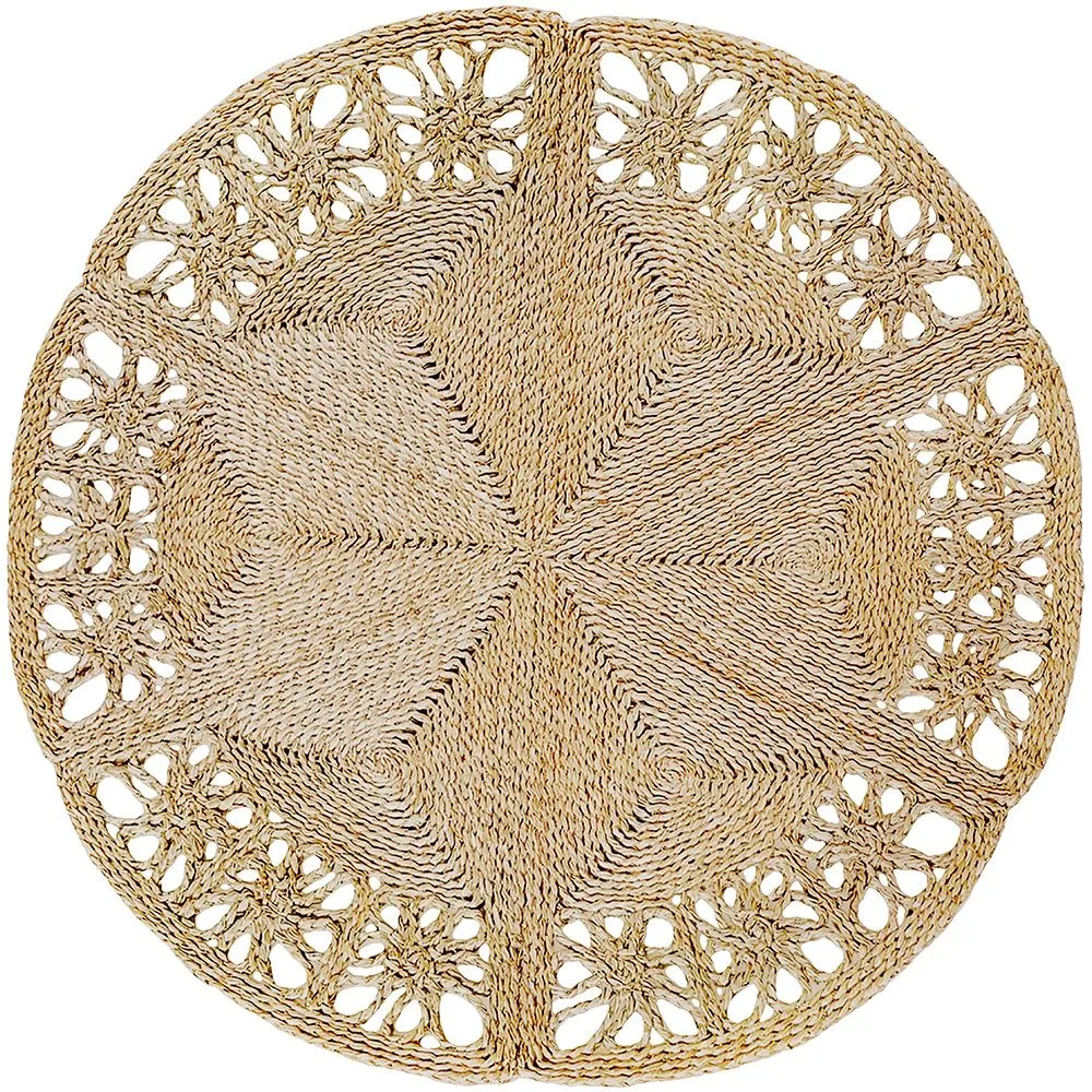 Alfombra Redonda de Yute - Boho Bali - 120 CM - Bilú image 8