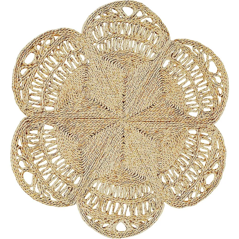 Alfombra Redonda de Yute - Boho Bali - 120 CM -  Niluh image 8