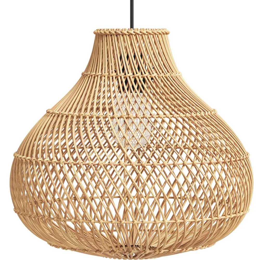Lámpara de Techo de Ratán - Lámpara Colgante Boho Bali - Wayan image 8