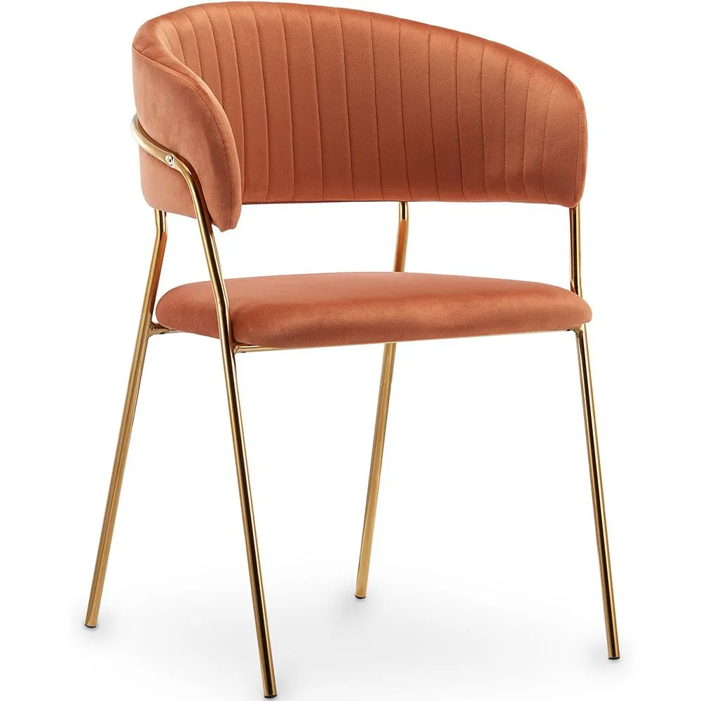 Silla de comedor - Tapizada en Terciopelo - Gruna image 8