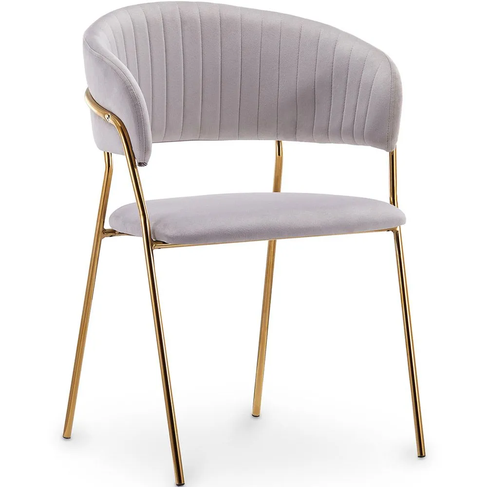 Silla de comedor - Tapizada en Terciopelo - Gruna image 8