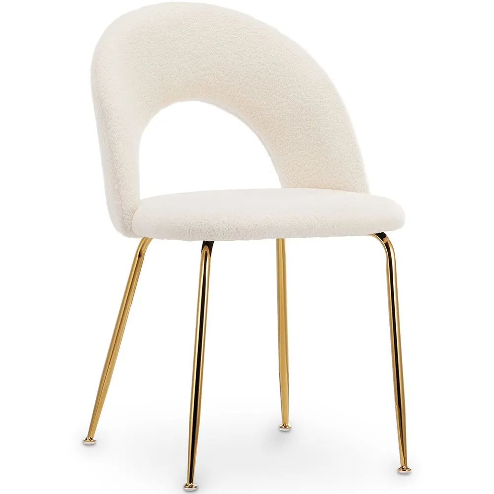 Silla de Comedor - Tapizada en Tela Bouclé - Amarna image 8
