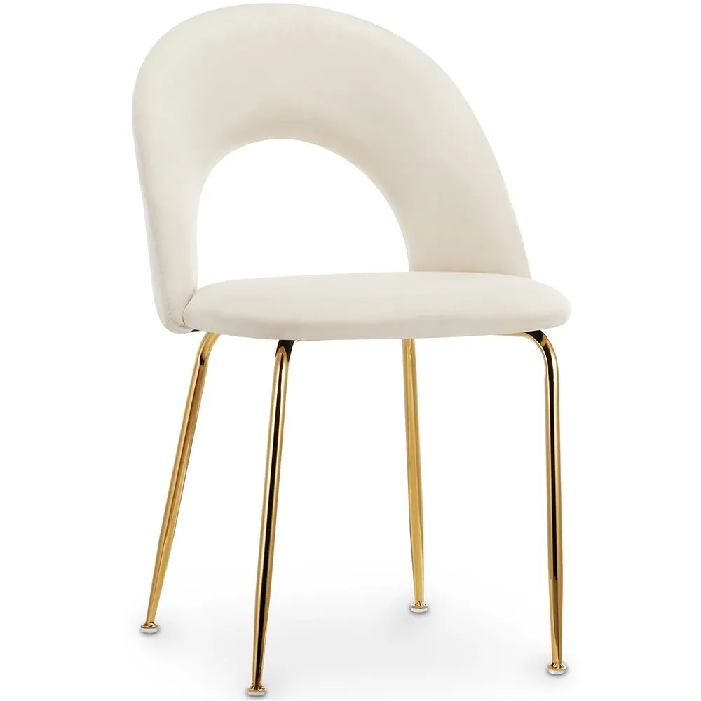 Silla de Comedor - Tapizada en Terciopelo - Amarna image 8