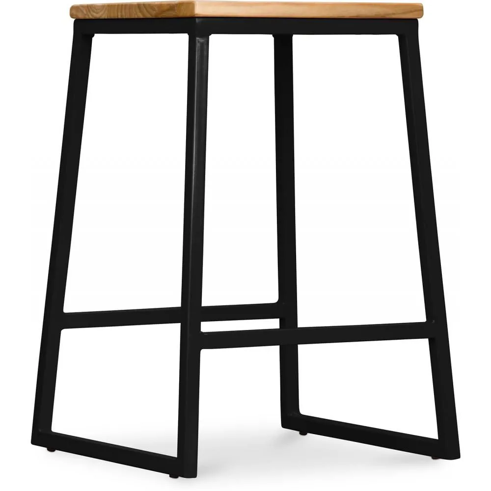 Taburete Diseño Industrial - Madera y Metal - 60cm - Big Boy  image 8