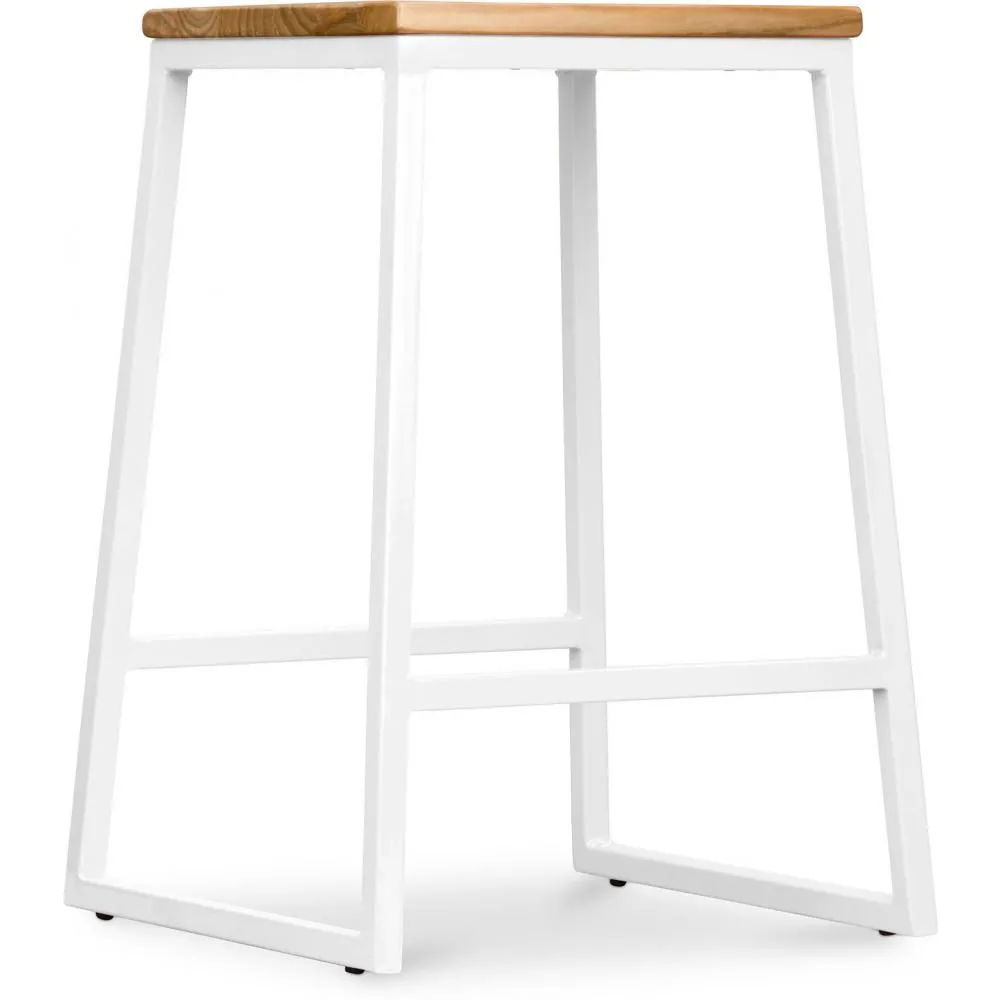 Taburete Diseño Industrial - Madera y Metal - 60cm - Big Boy  image 8