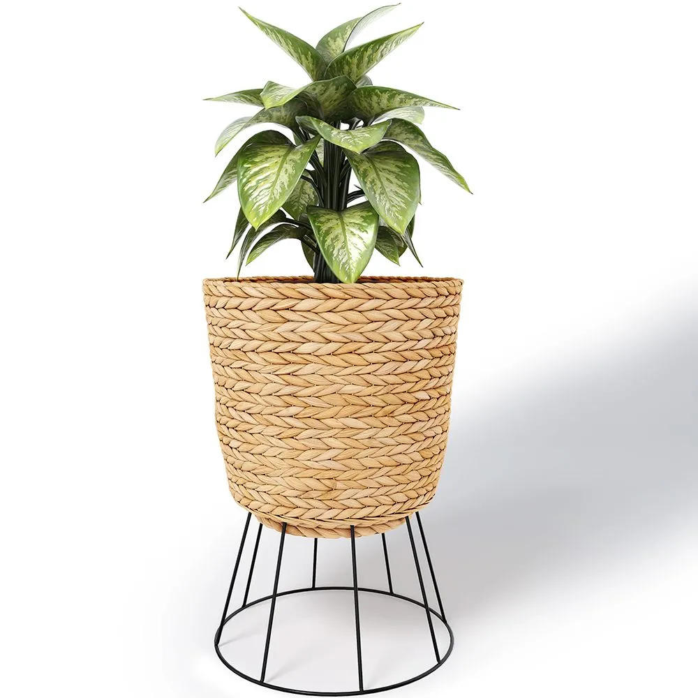 Macetero de Suelo Redondo - Estilo Boho - 46 CM - Firna image 8