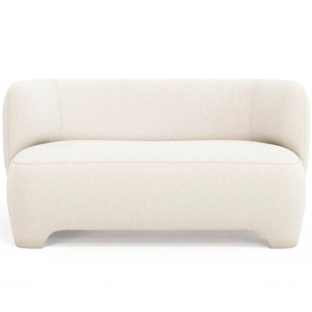Sofá de 2/3 plazas - Tapizado en Tela Bouclé - Magnolia image 8