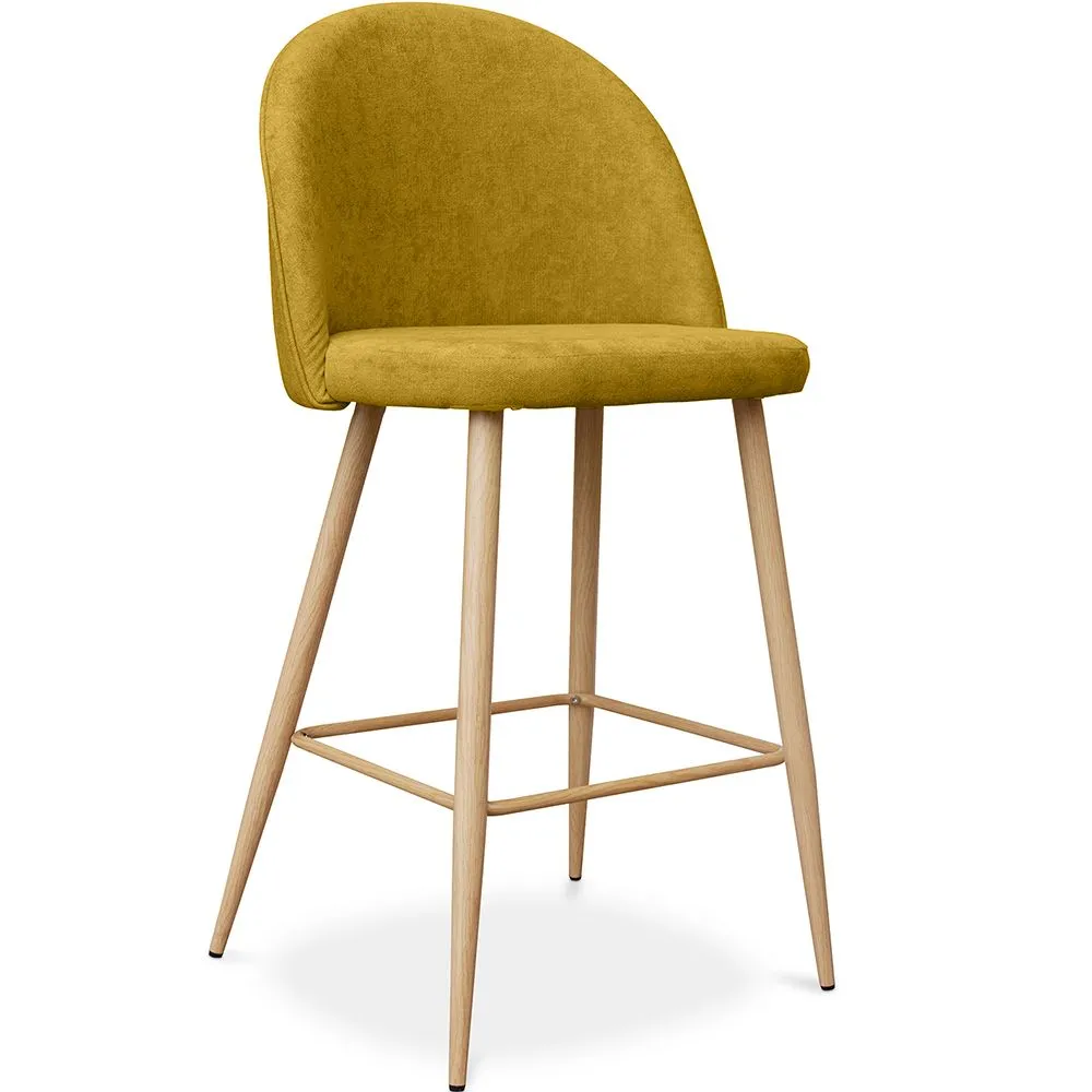 Taburete Tapizado en Tela - Diseño Escandinavo  - 66cm - Evelyne  image 8