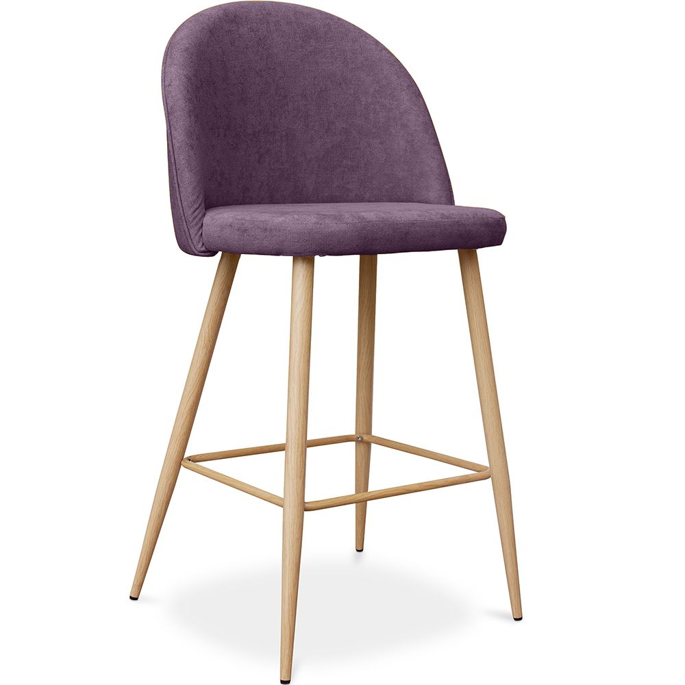 Taburete Tapizado en Tela - Diseño Escandinavo  - 66cm - Evelyne  image 8