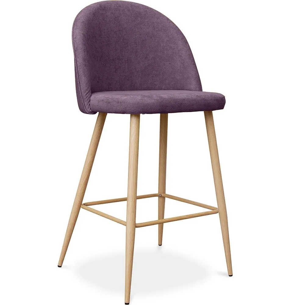 Taburete Tapizado en Tela - Diseño Escandinavo  - 66cm - Evelyne  image 8