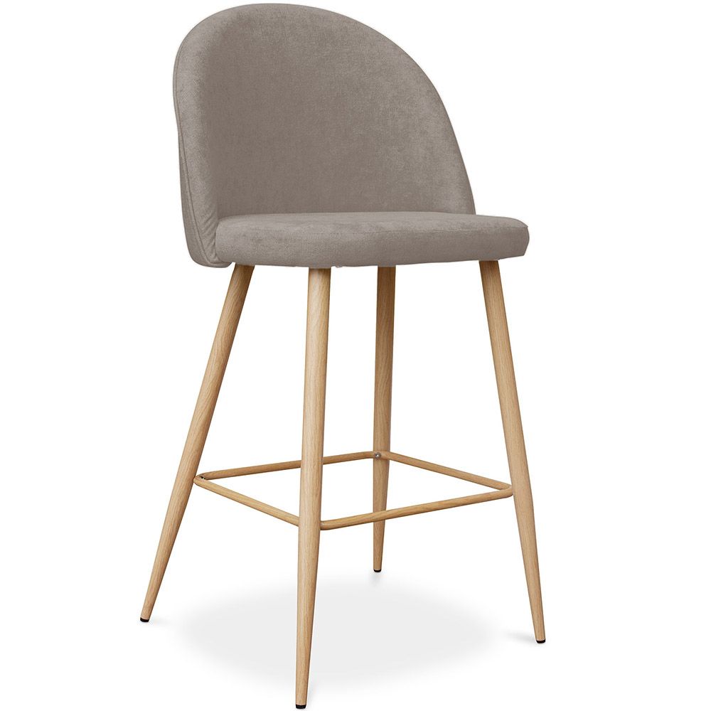 Taburete Tapizado en Tela - Diseño Escandinavo  - 66cm - Evelyne  image 8