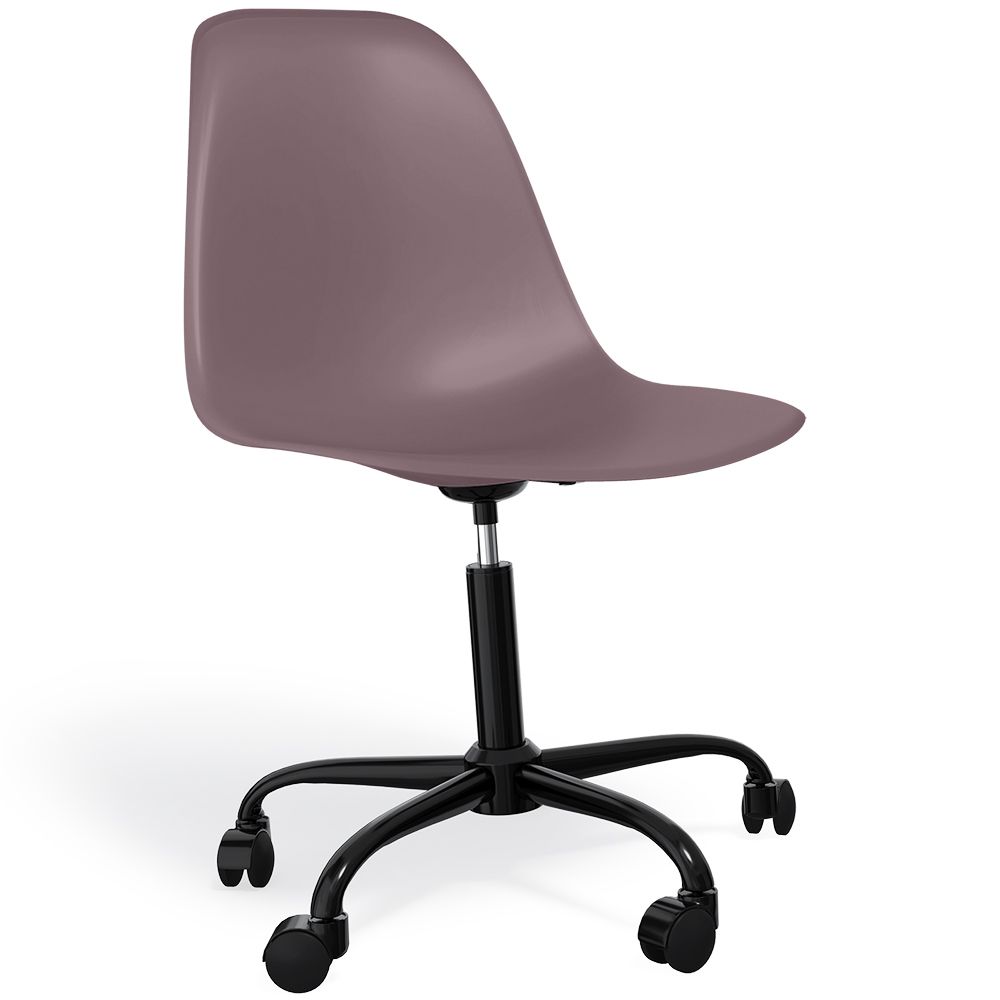 Silla De Oficina Con Reposabrazos - Silla De Escritorio Con Ruedas - Denisse Estructura Negra image 8