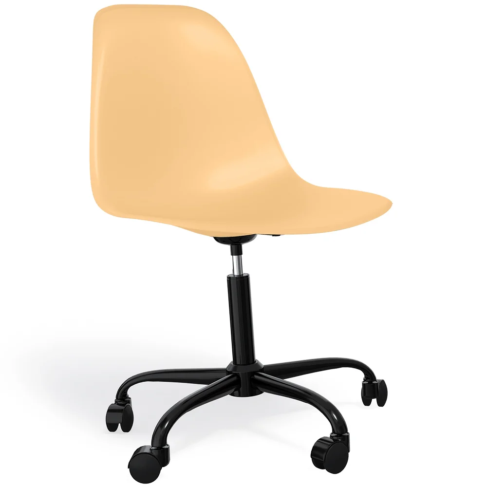 Silla De Oficina - Silla De Escritorio Con Ruedas - Estructura Negra - Denisse image 8