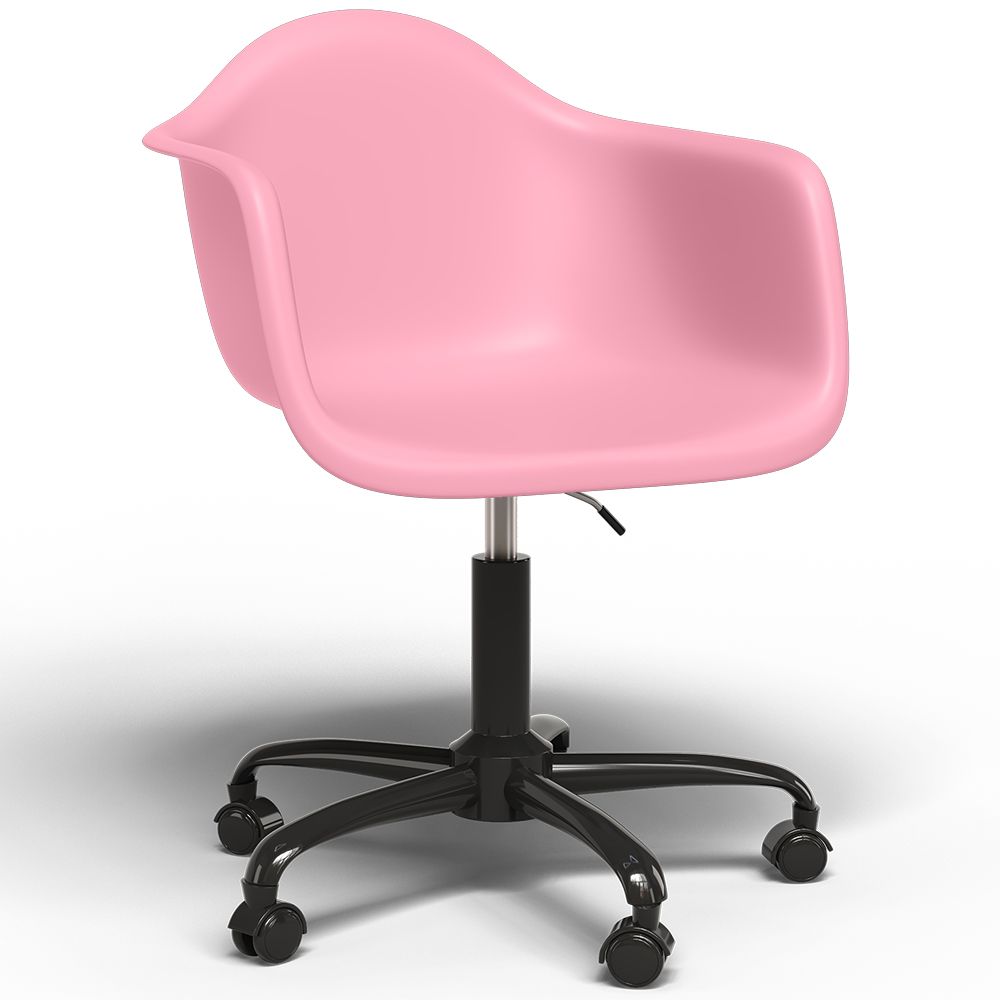 Silla De Oficina Con Reposabrazos - Silla De Escritorio Con Ruedas - Weston Estructura Negra image 8