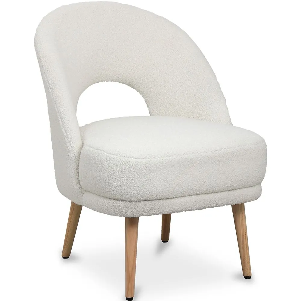 Silla de Comedor Tapizada en Bouclé - Devy image 8