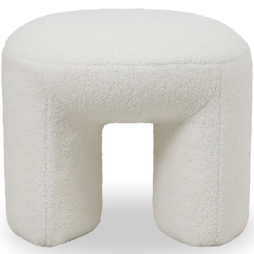 Reposapiés Tapizado en Tela Bouclé - Vieire image 8
