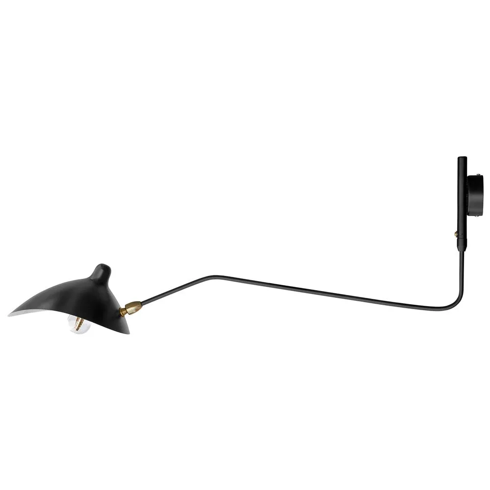 Lámpara Flexo - Aplique de Pared Negro - George  image 8