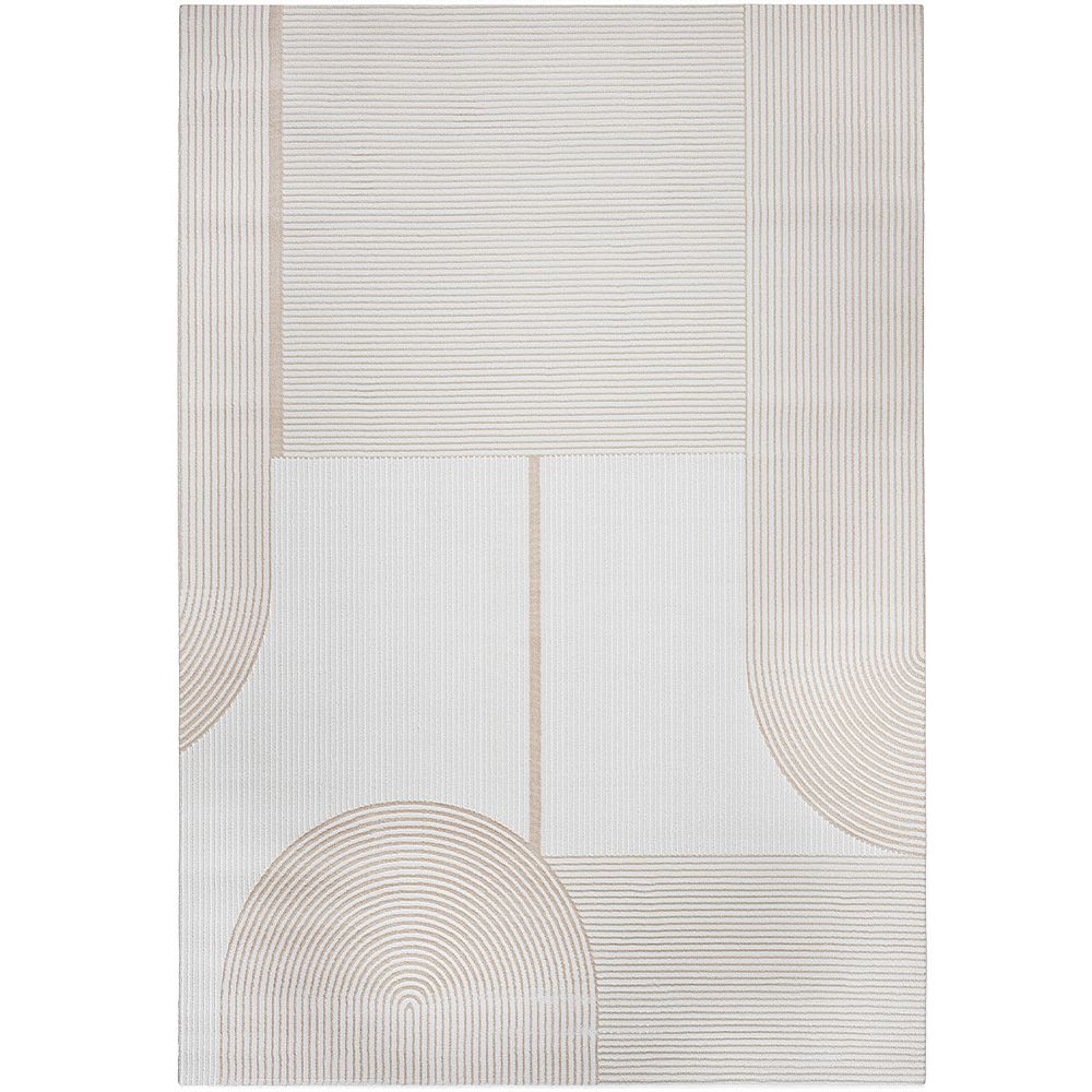 Alfombra Grande de Diseño Contemporáneo y Moderno - Beige (290x200 cm) - Dhoka image 8