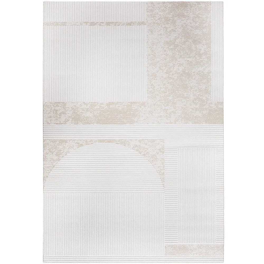 Alfombra Grande de Diseño Contemporáneo y Moderno - Beige (290x200 cm) - Awa image 8