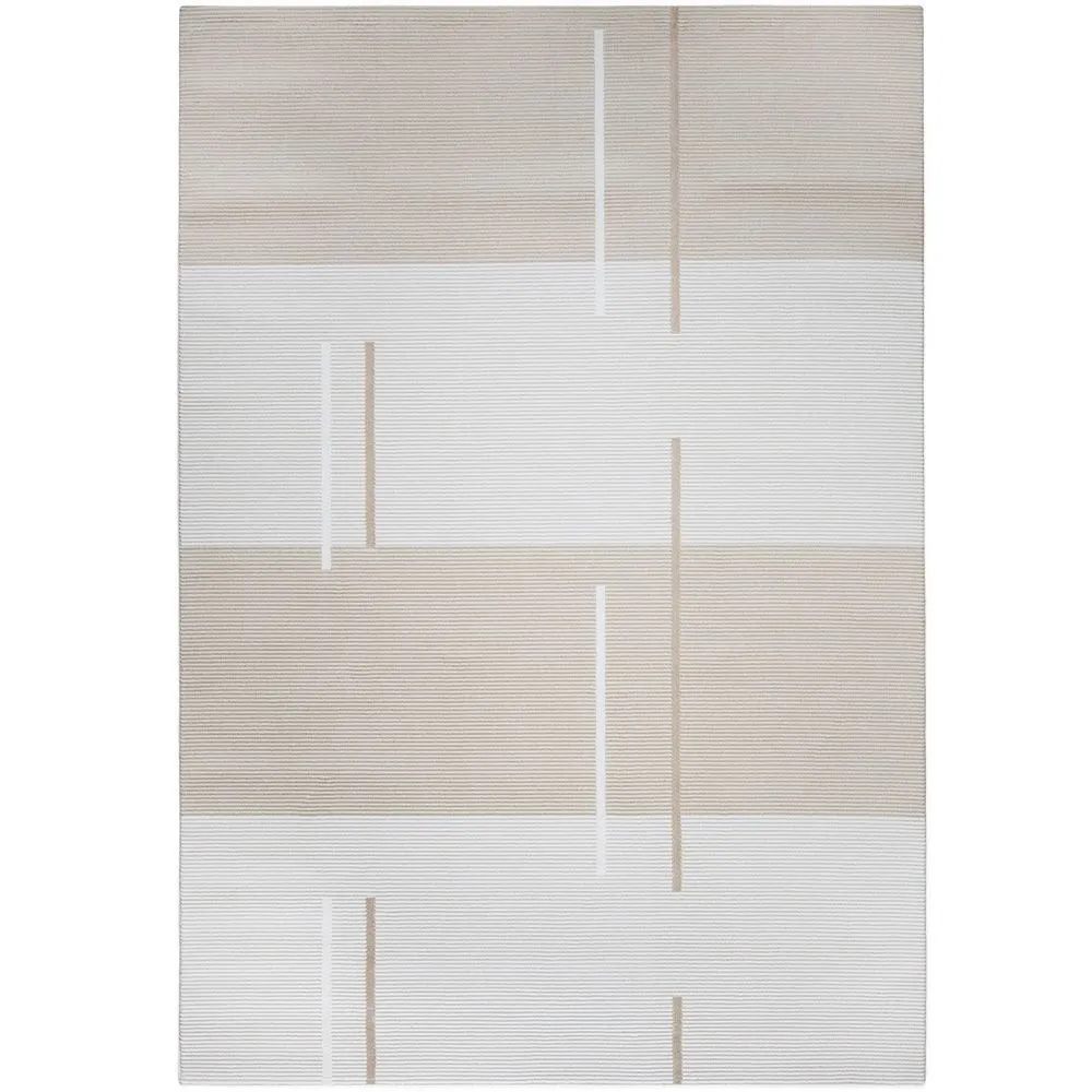 Alfombra Grande de Diseño Contemporáneo y Moderno - Beige (290x200 cm) - Fune image 8