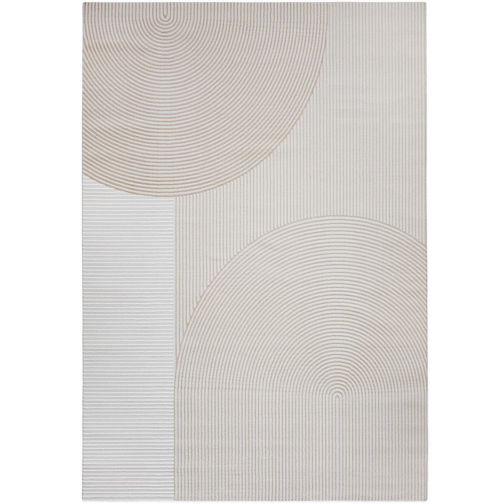Alfombra Grande de Diseño Contemporáneo y Moderno - Beige (290x200 cm) - Ryng image 8