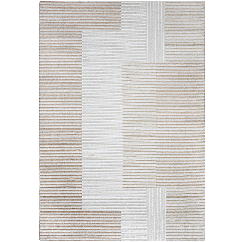 Alfombra Grande de Diseño Contemporáneo y Moderno - Beige (290x200 cm) - Loru image 8