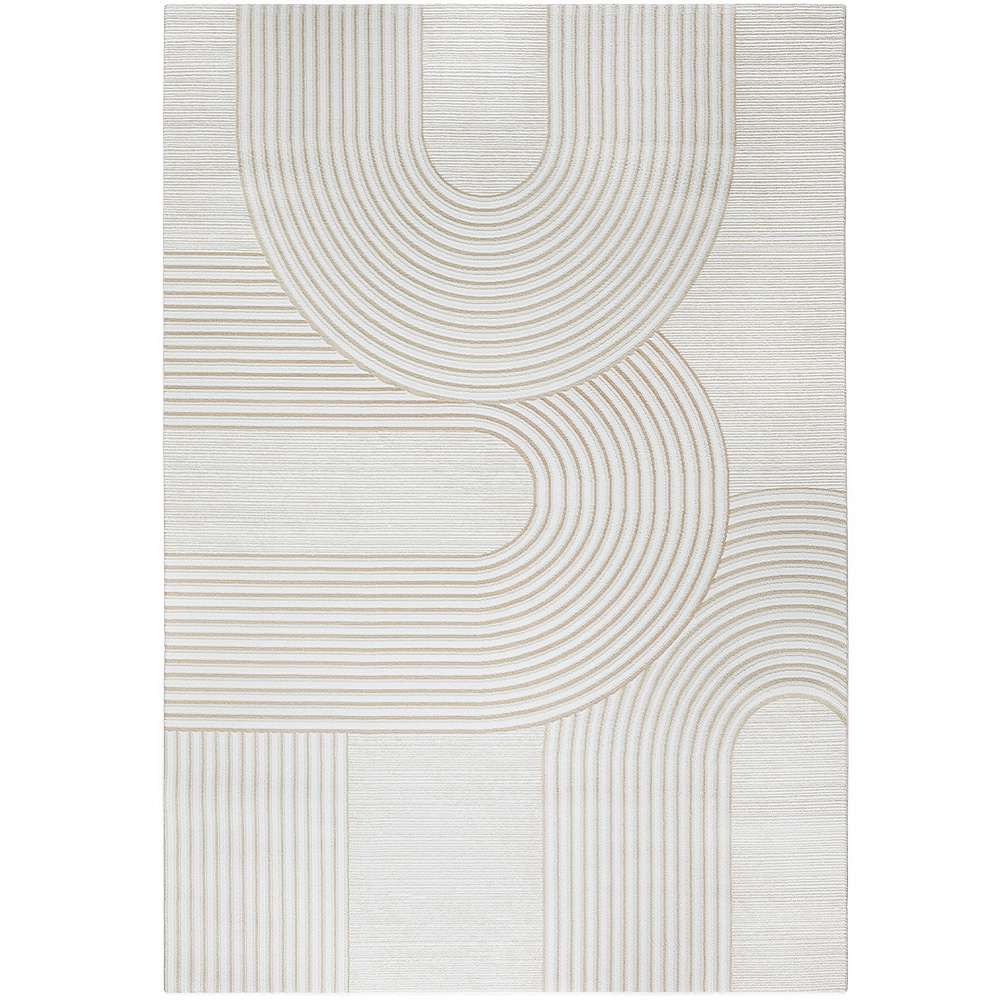 Alfombra Grande de Diseño Contemporáneo y Moderno - Beige (290x200 cm) - Grut image 8