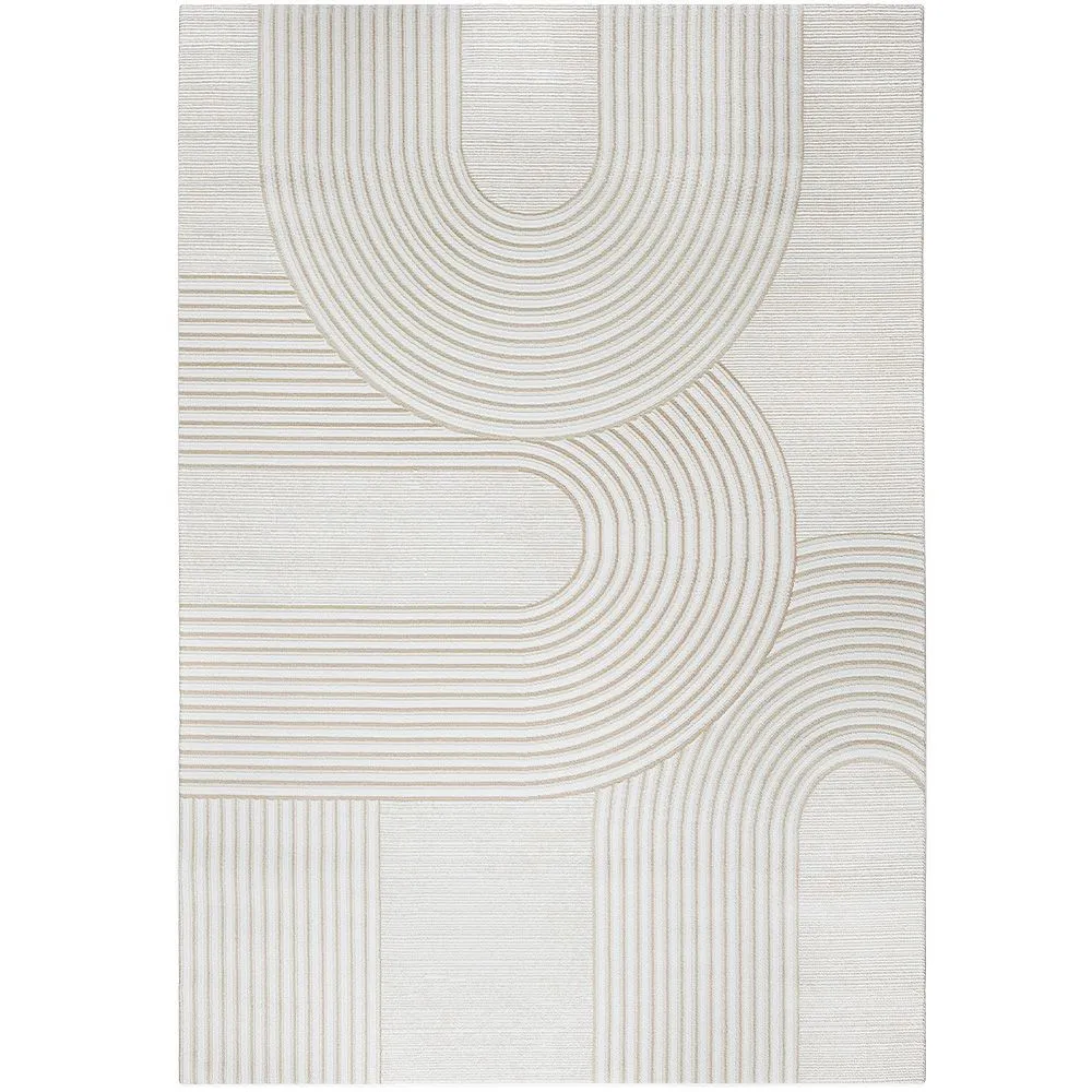 Alfombra Grande de Diseño Contemporáneo y Moderno - Beige (290x200 cm) - Grut image 8