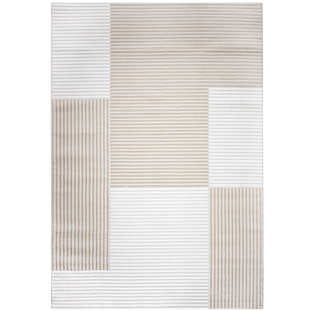 Alfombra Grande de Diseño Contemporáneo y Moderno - Beige (290x200 cm) - Layra image 8