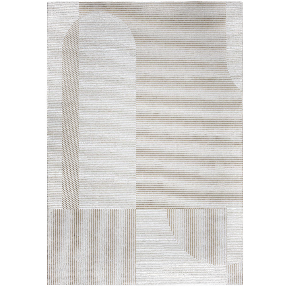 Alfombra Grande de Diseño Contemporáneo y Moderno - Beige (290x200 cm) - Spere image 8