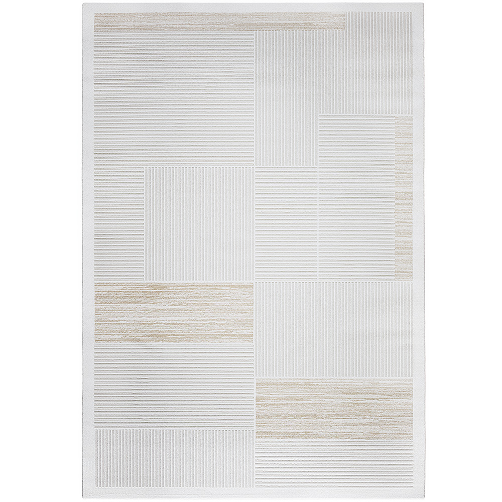 Alfombra Grande de Diseño Contemporáneo y Moderno - Beige (290x200 cm) - Pestra image 8